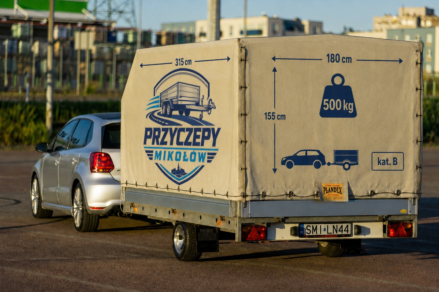 Duża przyczepa S-500 PRZYCZEPY MIKOŁÓW